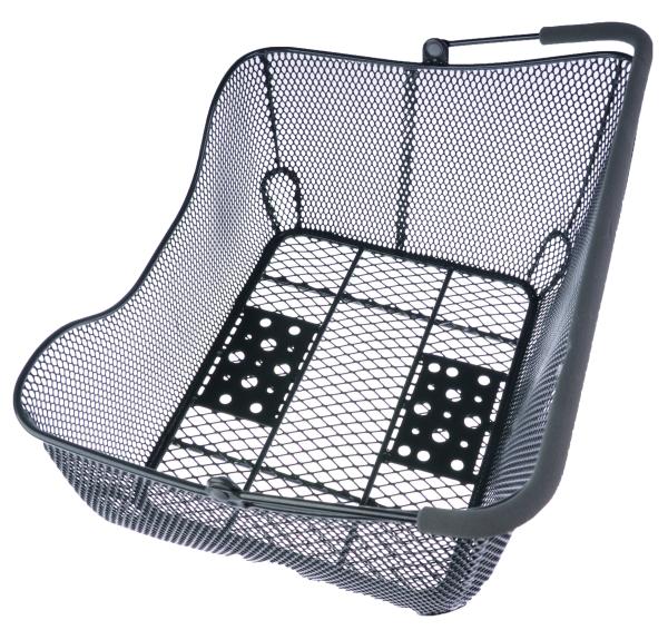 Pletscher Korb Delux Gep&auml;cktr&auml;ger fein mit 3-Punkte Adapter grau 