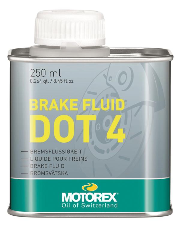 Motorex Brake Fluid DOT 4 Bremsfl&uuml;ssigkeit Flasche 250 ml 