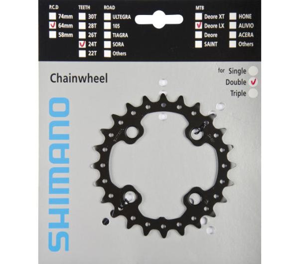 Shimano Kettenblatt SLX FC-M675 24 Z&auml;hne AM 