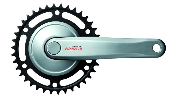 Shimano Kettenradgarnitur NEXUS FC-C6000 170 mm 38 Z&auml;hne silber 
