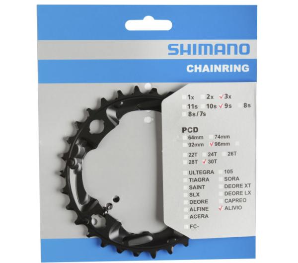 Shimano Kettenblatt FC-M4000 30 Z&auml;hne 