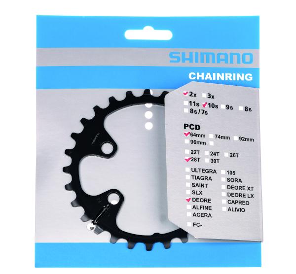 Shimano Kettenblatt DEORE FC-M6000 24 Z&auml;hne BE 