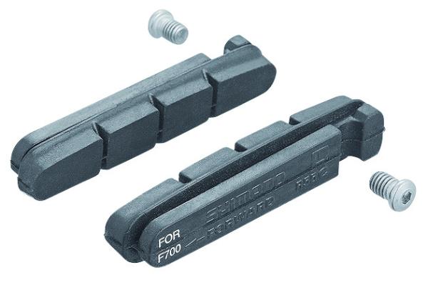 Shimano Bremsgummi R55C4 f&uuml;r Alufelgen mit Befestigungsschrauben Paar 