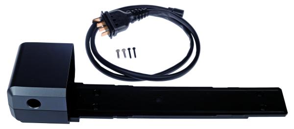 Shimano Batterie-Halter Gep&auml;cktr&auml;gerakku BM-E6000-A o/AXA Schloss,inkl.Kabel grau 