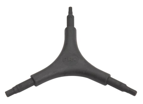 PRO Dreiarmtorxschl&uuml;ssel T25/T30/T40 schwarz 